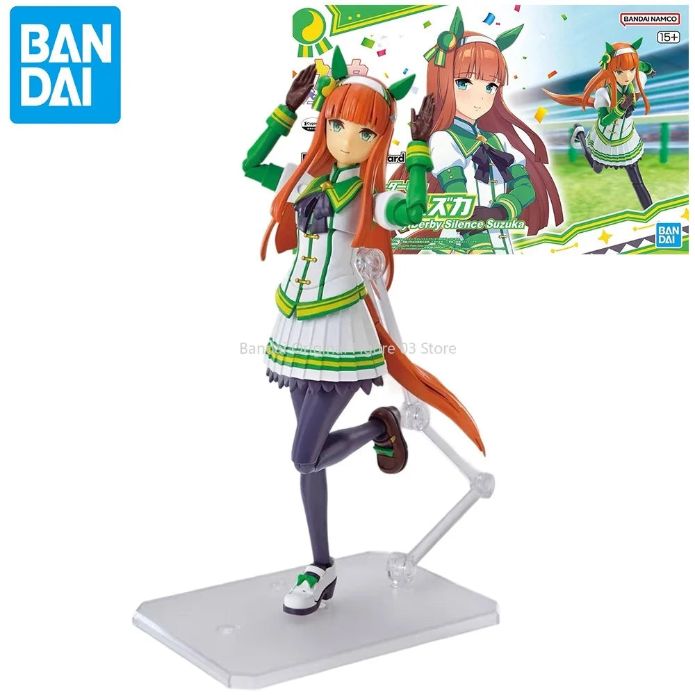 Bandai Original Genuine Figure Pretty Derby Modellbausatz Figure-rise Standard Silence Suzuka Collection Modell Actionfiguren Spielzeug