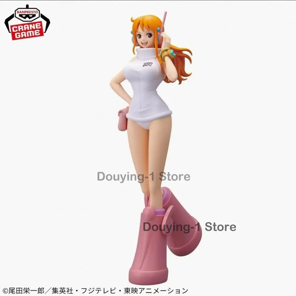 In Stock Bandai Glitter＆Glamours Nami Egghead Style Anime Action Collection Figures Model Toy Gift