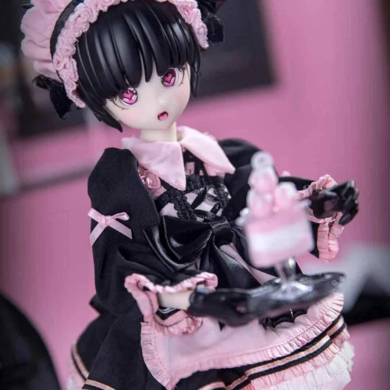 In Stock Ufdoll Blind Box Tea Plus Series 1/5 Bjd Anime Peripheral Figure Articular Mobility Desktop Ornament Collectible Gift
