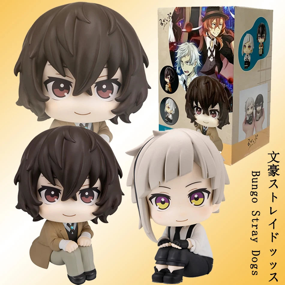 NEW megahouse look up bungou dogs vadios dazai osamu nakajima atsushi action figure toys pvc model kawaii q doll collection