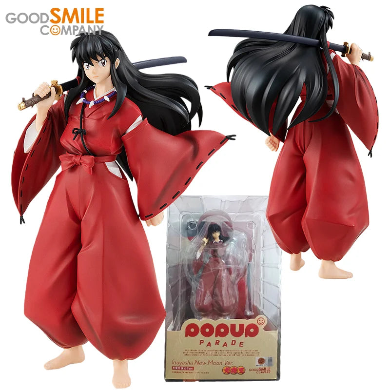 GSC POP UP PARADE InuYasha New Moon Ver. Action Figures InuYasha Anime Model Kit Toys for Boys Original Box Collection