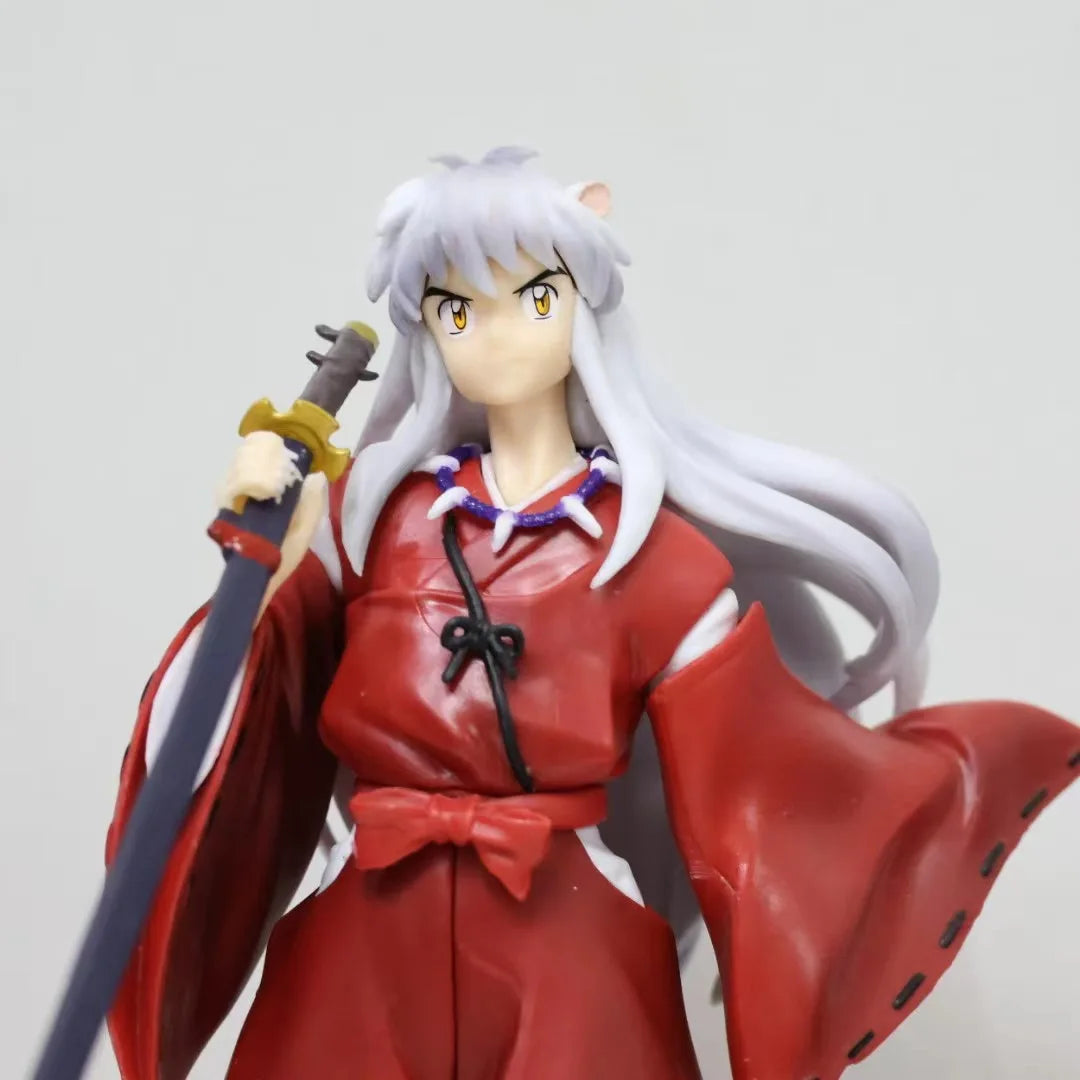 Anime Inuyasha Figur Inuyasha Kikyō Sesshoumaru Higurashi Kagome PVC Actionfigur Modell Spielzeug Sammlermodell Spielzeuggeschenk