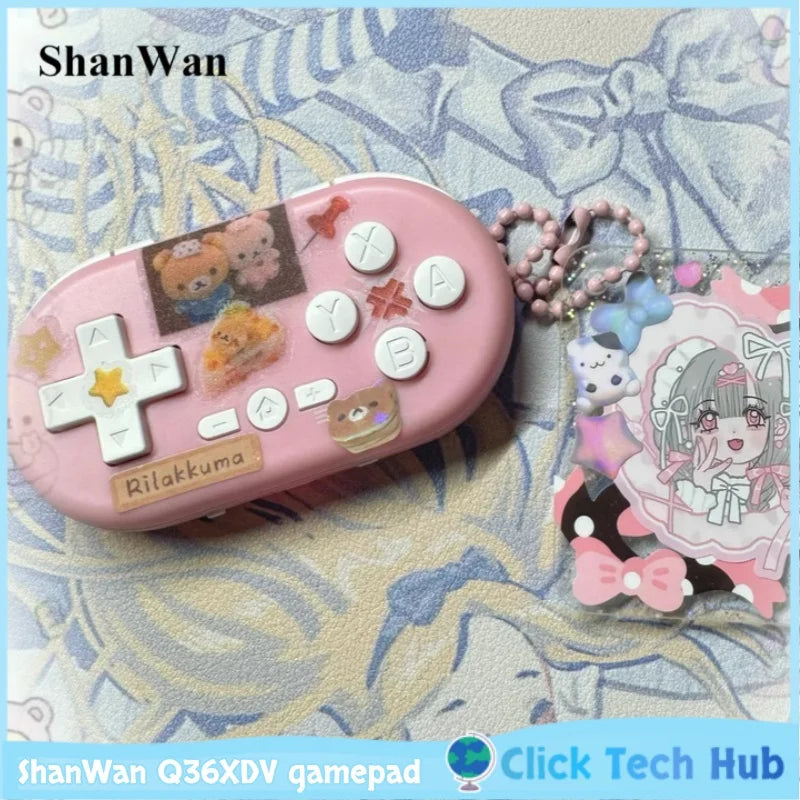 ShanWan Q36XDV lightweight gamepad mini wireless Bluetooth collectible game controller portable multi platform connectivity