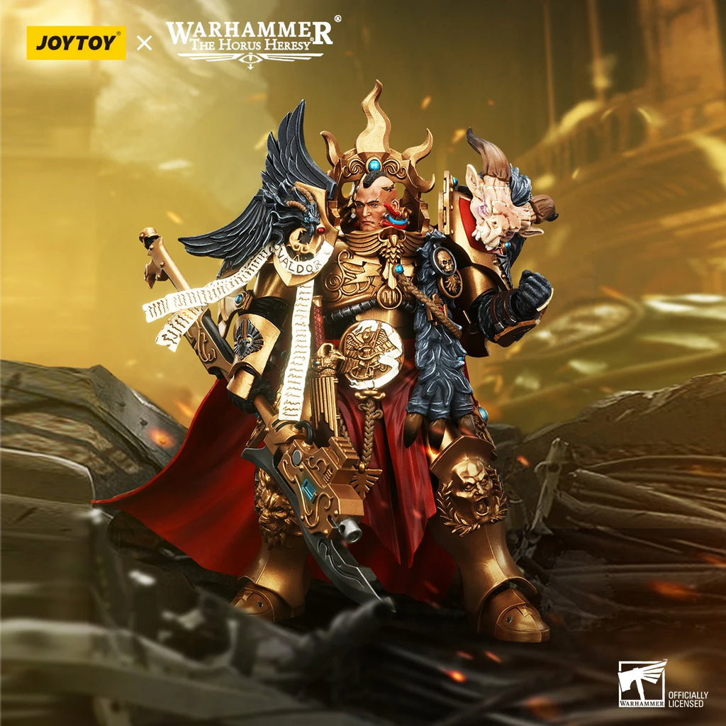 JOYTOY Warhammer 40K 1/18 Scale Collectible Action Figure -legio Custodes Constantin Valdor Captain Genera Anime Models Toy Gift