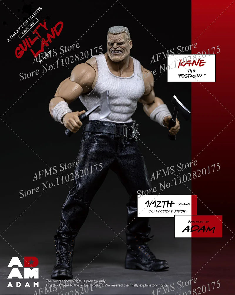 MUFF ADAM ADG-001 1/12 Scale Collectible Figure Marv Cyber City Postman Kane Full Set 6Inch Men Soldier Action Figure Model Toys
