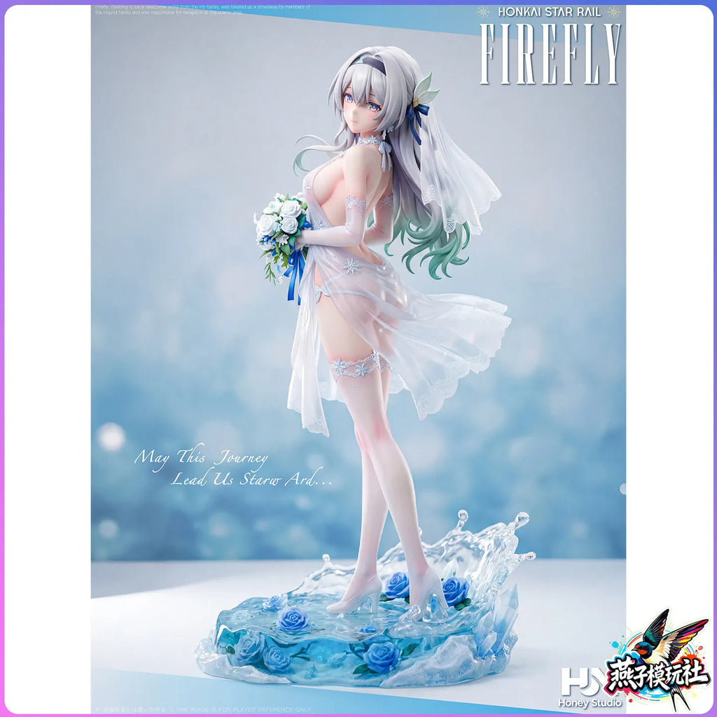 30cm Firefly Anime Figure - Vow Beautiful Girl Game Periphery Desktop Decor Computer Case Ornament Collectible Statue