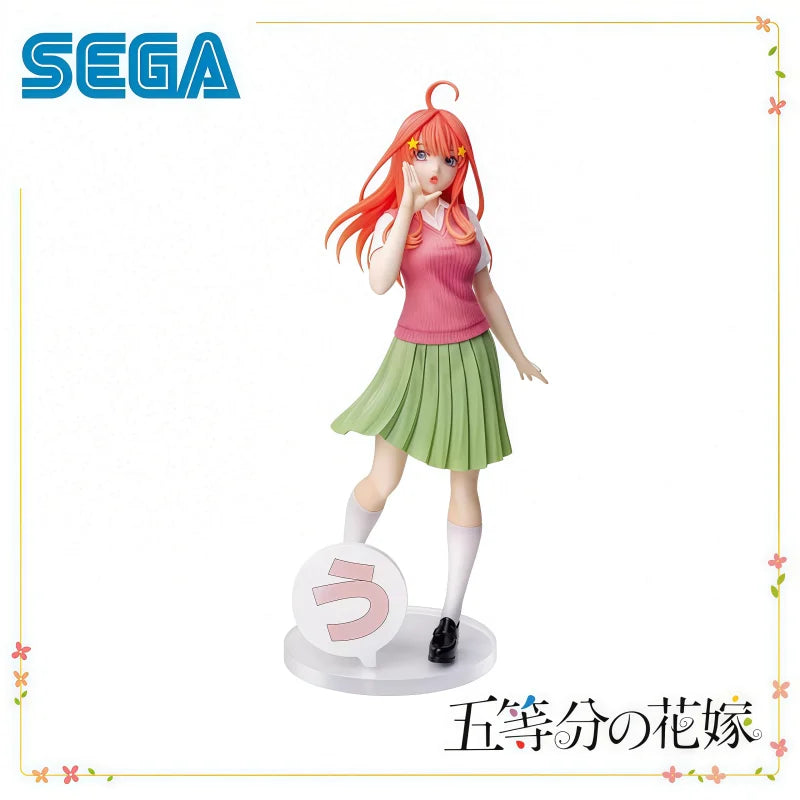 In Stock 100% Original SEGA The Quintessential Quintuplets Nakano Itsuki Action Figure Model Doll Brand New Boexd Garage Toys