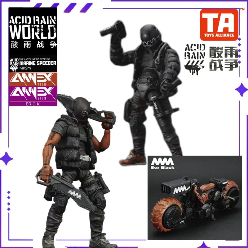 [In Stock] Acid Rain War Original Limited Edition 2179 1/18 3.75 FAV-BS01 Eric K BS02 BS03 Motorcycle Mobile Soldier Model Toy