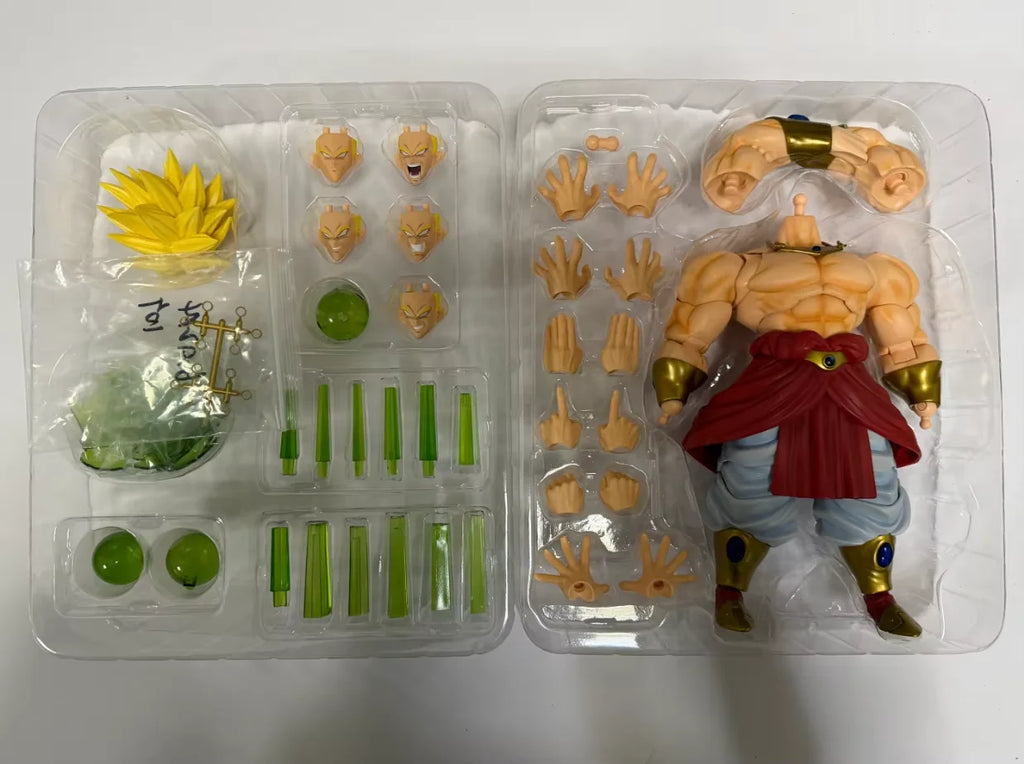 ZT Studio Figure Dragon Ball SSJ3 Broly Figurine SHF Large Special Effects Accessories Kit Action Figure Collectible Model Toy