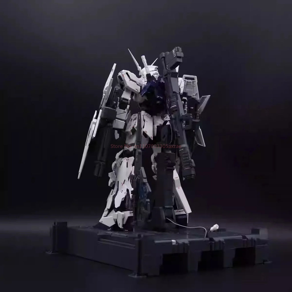 SHENSHOU 2202 Mgex Unicorn Ver.Ka 1/100 Rx-0 Assembly Plastic Model Kit Action Figure With Light Assembly And Maintenance Toys