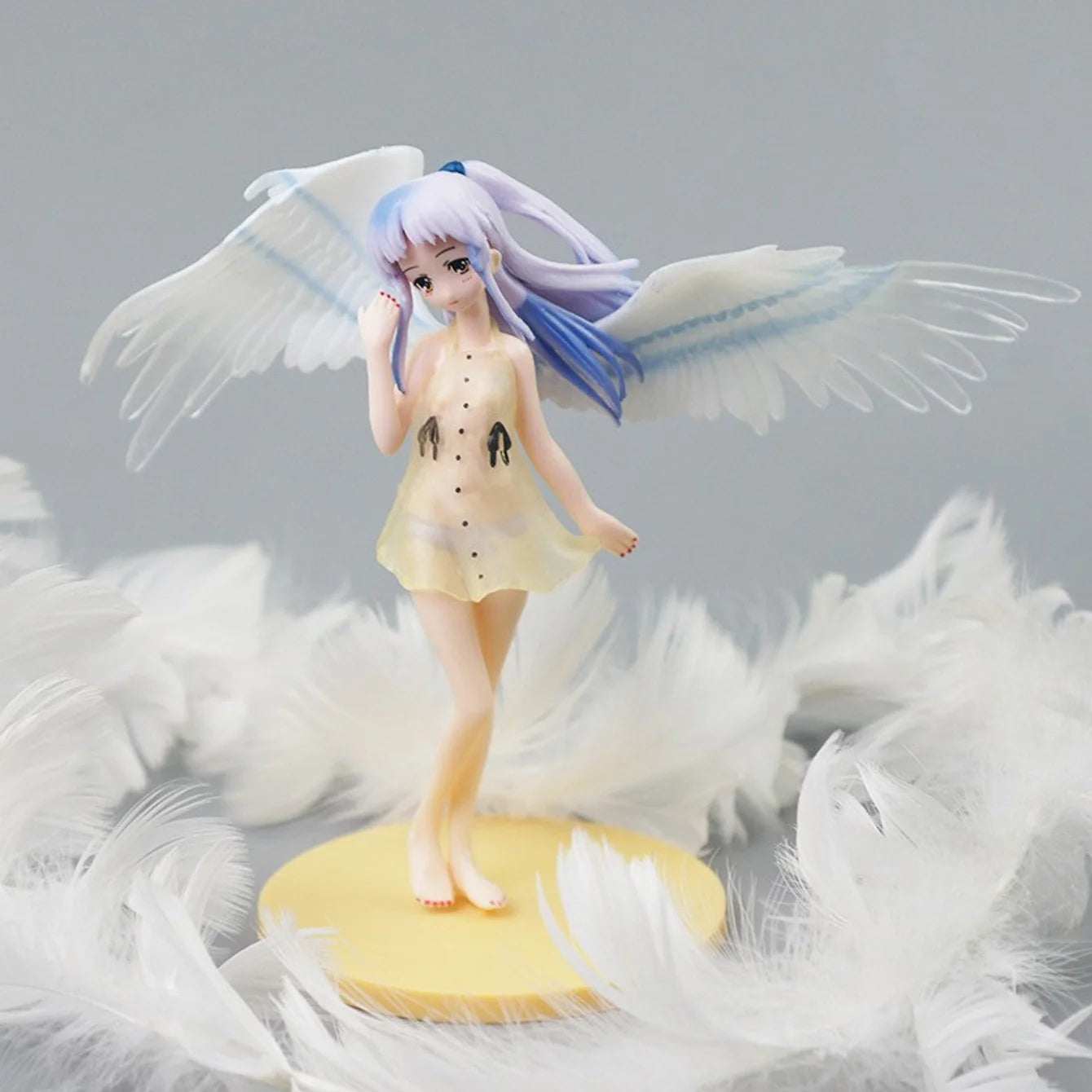 Angel Beats Tachibana Kanade Anime Figure Wing Angel PVC Figurine Desktop Collectible Statue Ornament for Anime Fans