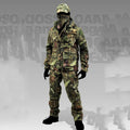 Mc Toys Mcm-005 1/6 Male Soldier Camouflage Jacket Pant Hat T-shirt Set Bionic Hunting MC Clothes Set Suit for 12" Action Figure