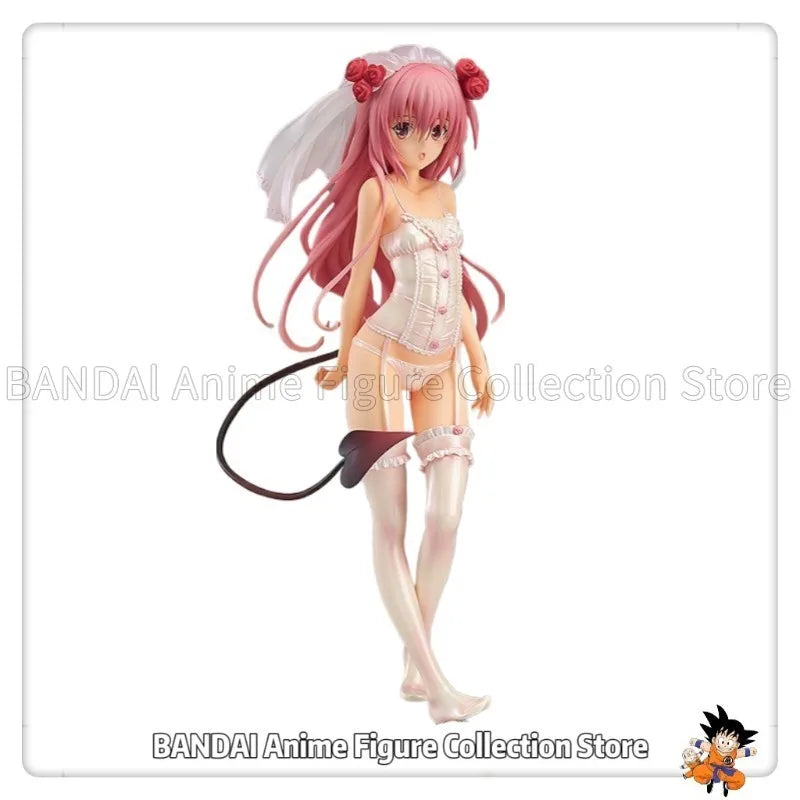 In Stock Original To LOVE Ru Darkness Nana Astar Deviluke Lingerie-style Wedding Dress Toys Model Decoration Gift Collection