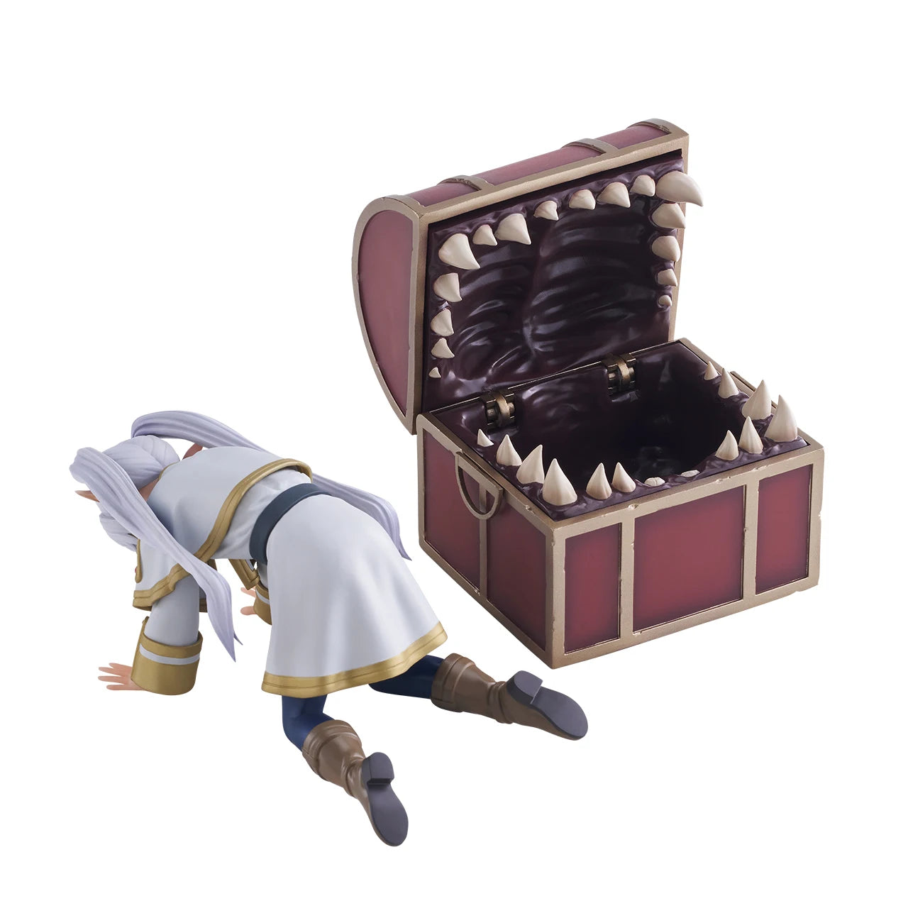 JP Anime figures Frieren action figures Treasure Box Monster Frieren figures Doll PVC Model Toy 10cm Collection Statue Gift
