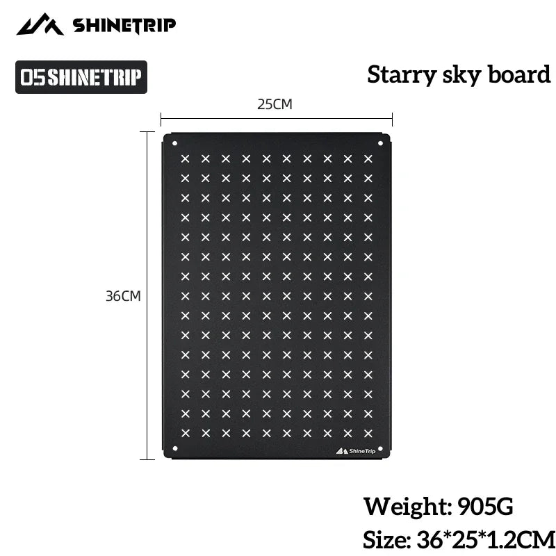 ShineTrip 05 Series IGT Tischplatte Frei kombinierbarer Tischteller Klapptisch taktisches Zubehör Camping BBQ Tische Bretter