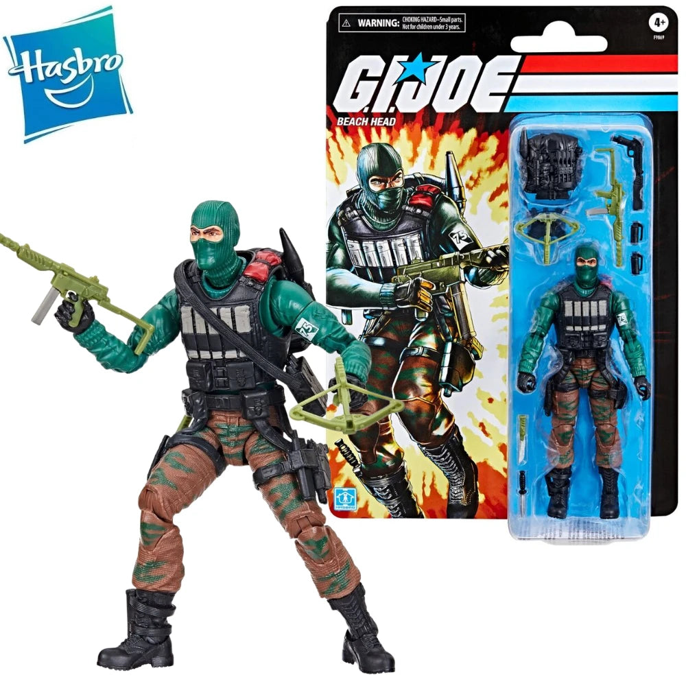 G.I. Joe GI Joe Classfied Series Retro Cardback 6" Beach Head Action Figure Model Toy Gift