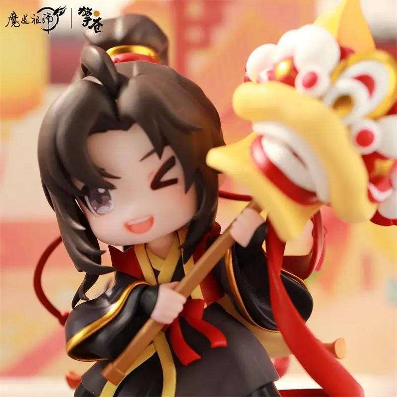 Original Mo Dao Zu Shi Wei Wuxian Lan Wangji "Dance And Music Ascending To The Level" Series Q-Version Figurine Collection Gift