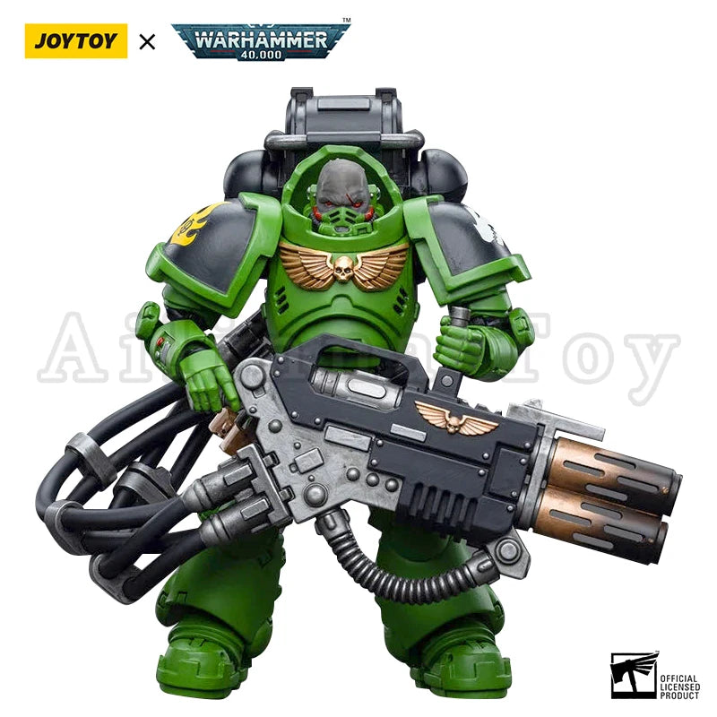 JOYTOY 1/18 Action Figure 40K Salamanders Eradicators Re-issue Version Anime Military Model