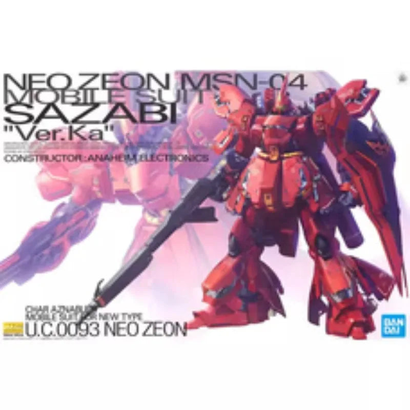 BANDAI SPIRITS MG 1/100 Char's Sazabi Ver.Ka (Version Katoki) Plastic Model Kit