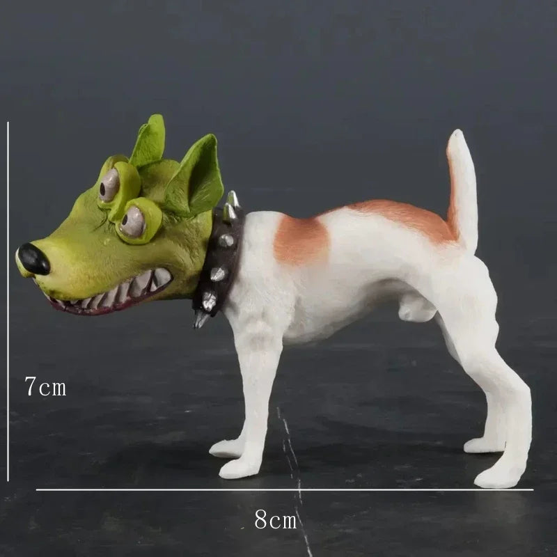 The Mask Dog Action Figures Statue Anime Figure Collection 7cm PVC Model Figurine Desktop Decor Toys Ornaments Children Gifts