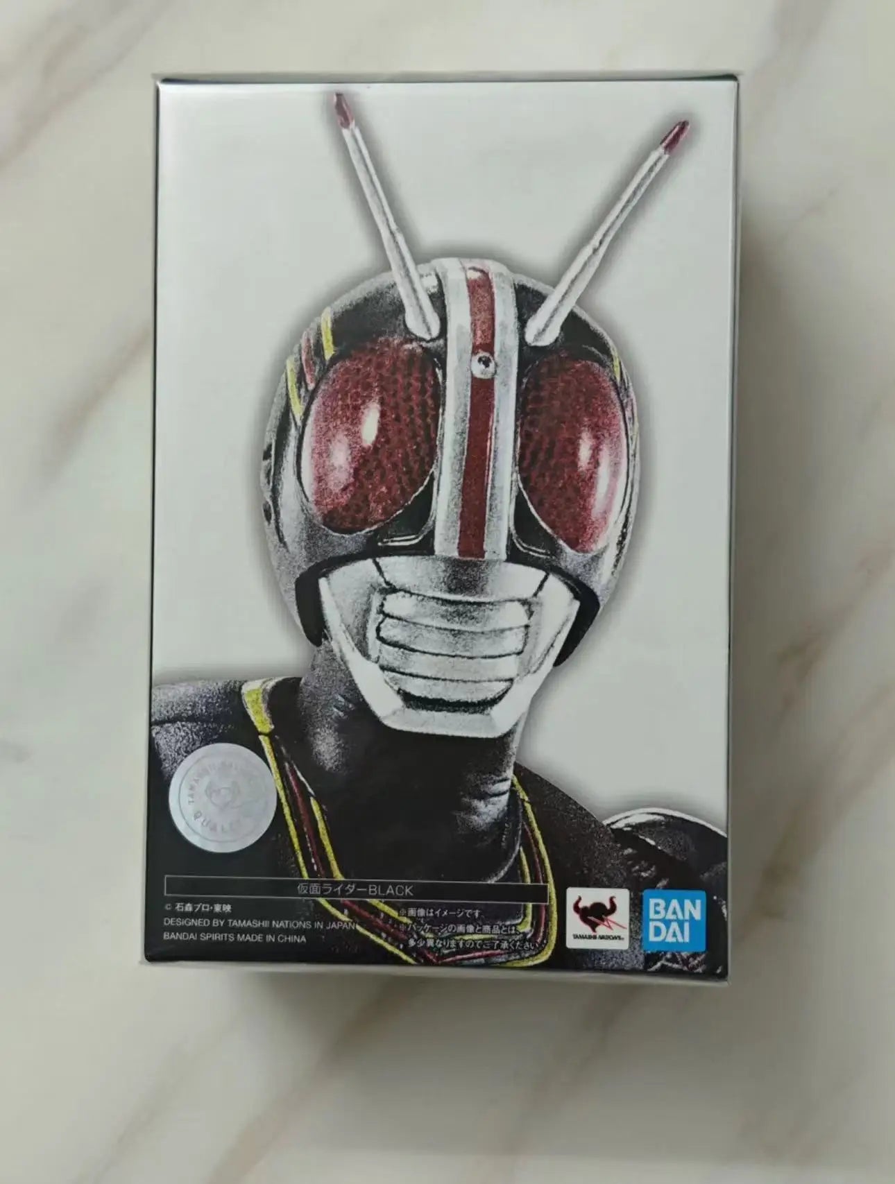 In Stock  Bandai SHF Real Bone Sculpture Kamen Rider Black Black Kotaro Minami Movable Doll
