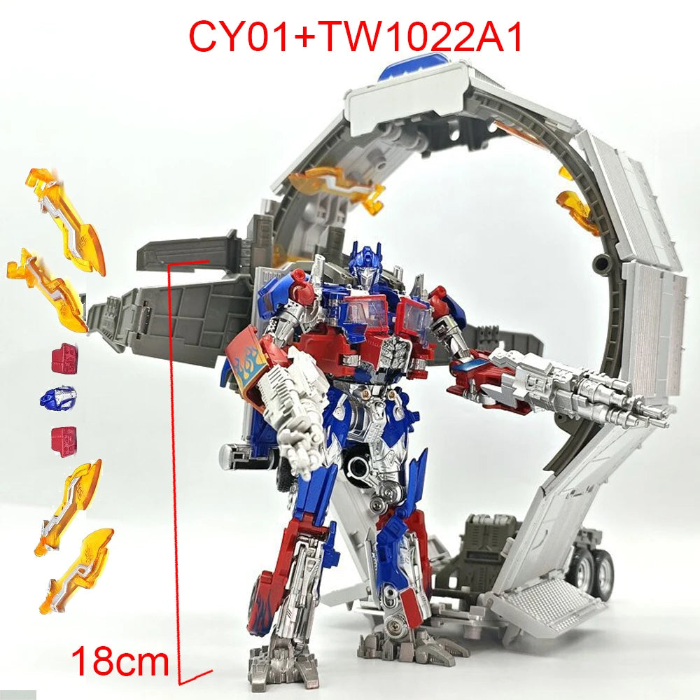 Robot Optimus Commander TW1030 Transformation Toys BAIWEI Trailers CY01 Tactical Container TW1022EX Deformation Action Figure