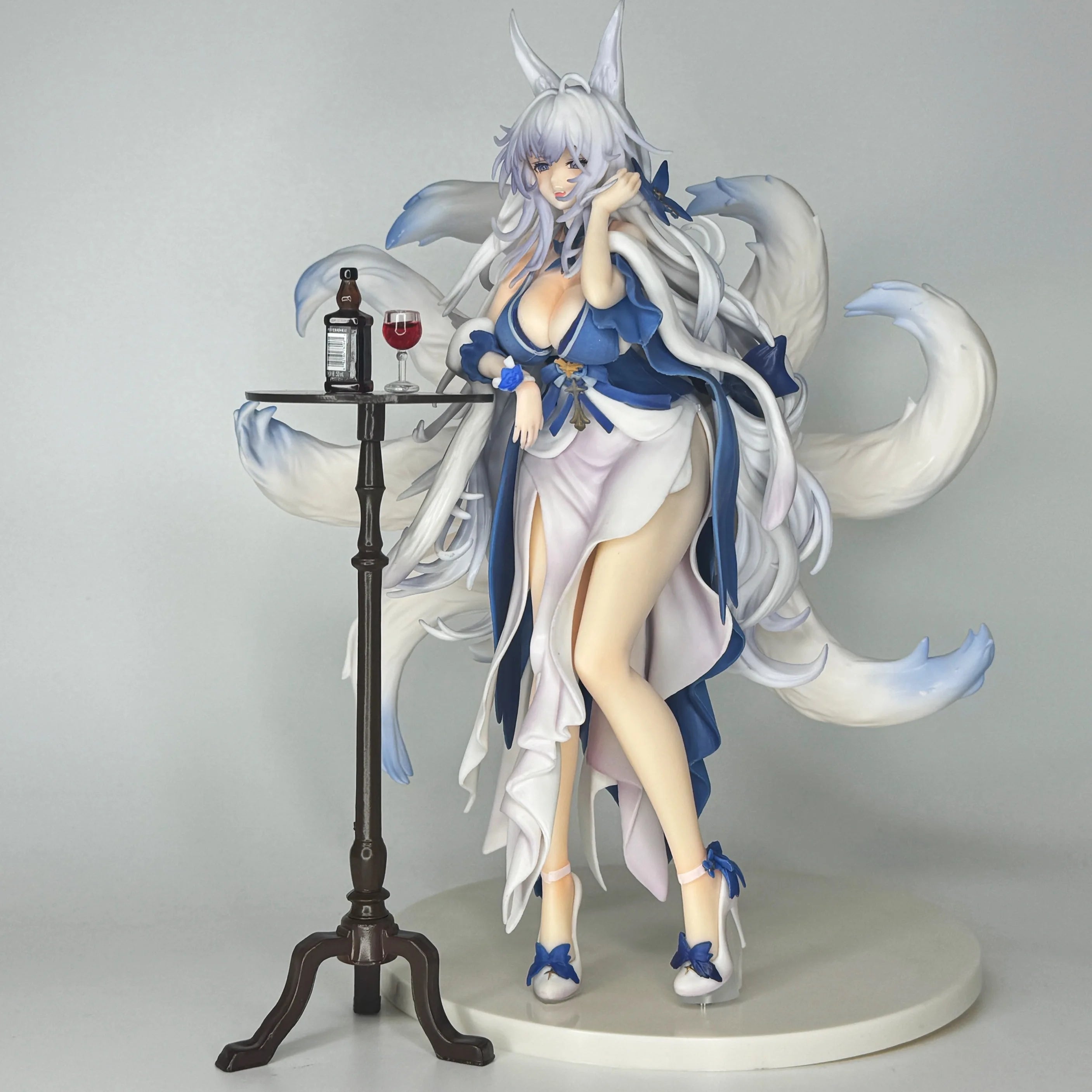 Blue Blue Airline Shinano Haze Moon Tenth Night Dress GK Handmade Anime Pretty Girl Peripheral Model Ornament Wholesale