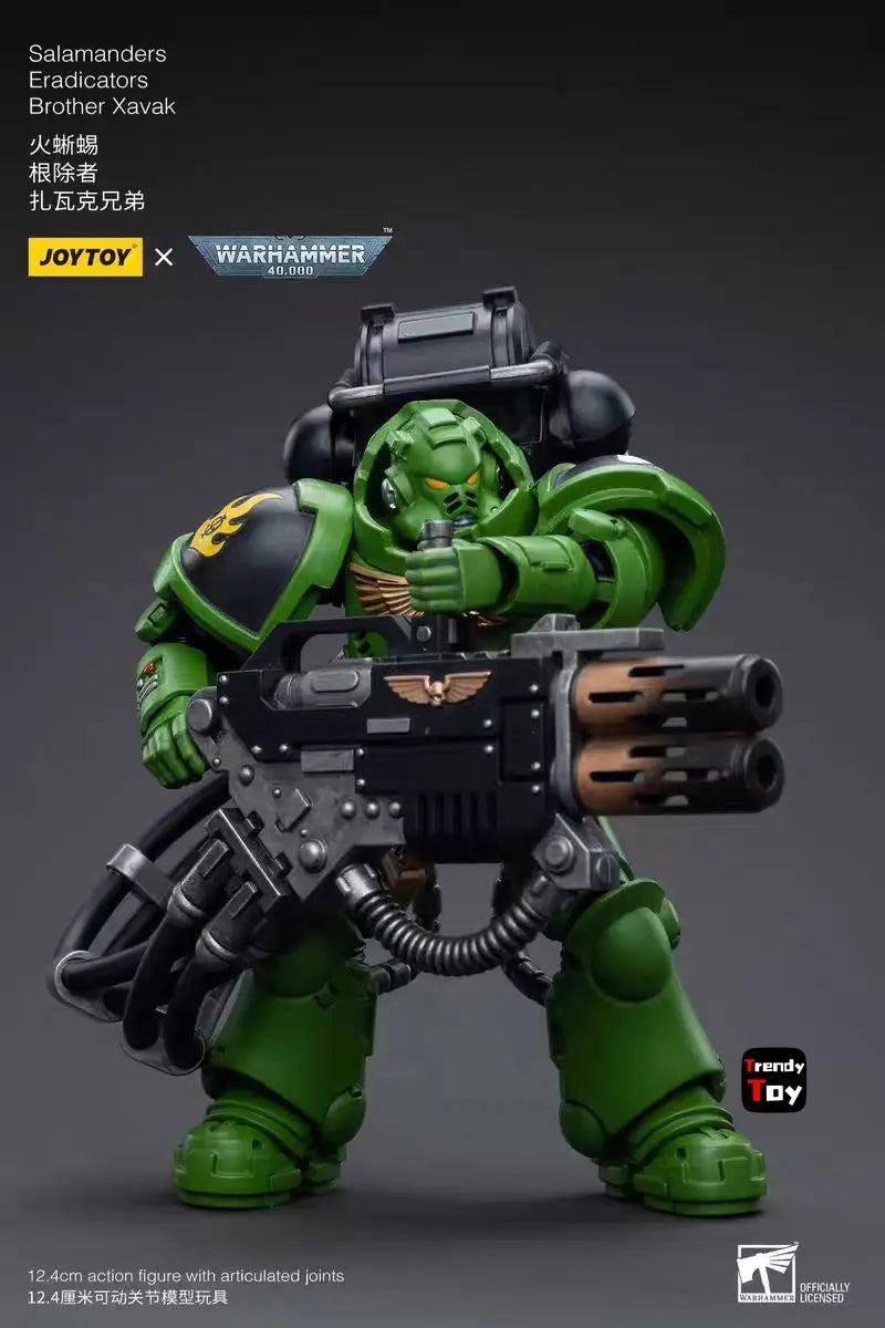【JOYTOY】Warhammer 40K Salamanders Eradicators Brother Xavak 1/18 Action Figure Toys