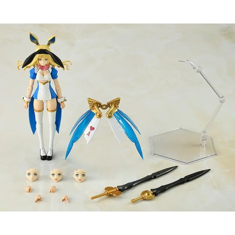 Max Factory Genuine Original Guilty Princess Plamax GP-02 Maidroid Alice 16cm Mobile Suit Girl Assembly Model Toy Action Figures