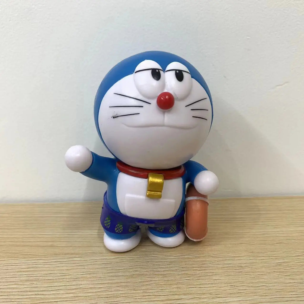 1Set Doraemon Anime Character Nobita Shizuka Action Figure Hand-made Cake Decor Car Ornament Model Doll Toys Kids Birthday Gift