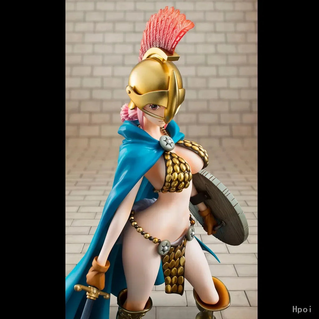 In Stock Original MegaHouse POP  "Sailing Again" Gladiator Rebecca Limited Replica Anime Finished Collection Gift in Stock