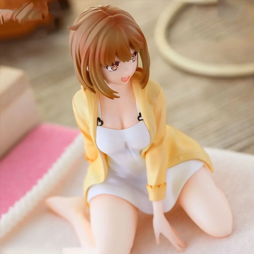 Liesa Lin Anime Figure Male Gift Beautiful Girl Car Decoration Static PVC Model Toy from Japan for Adult Collectors