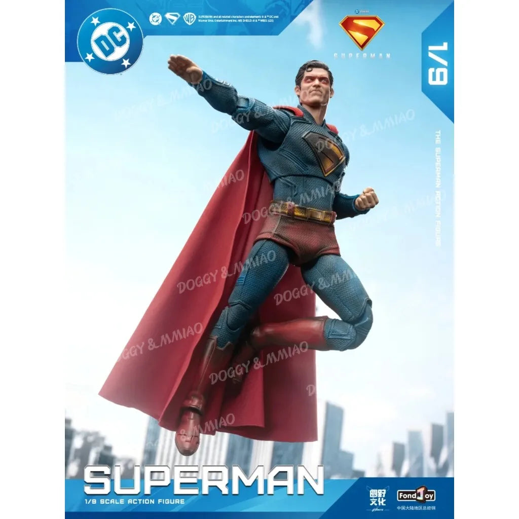 2025 NEW Fondjoy Toys 19cm 1/9 DC Justice League Battle Damaged Superman Action Figure Movie Superman Multiverse Model gift