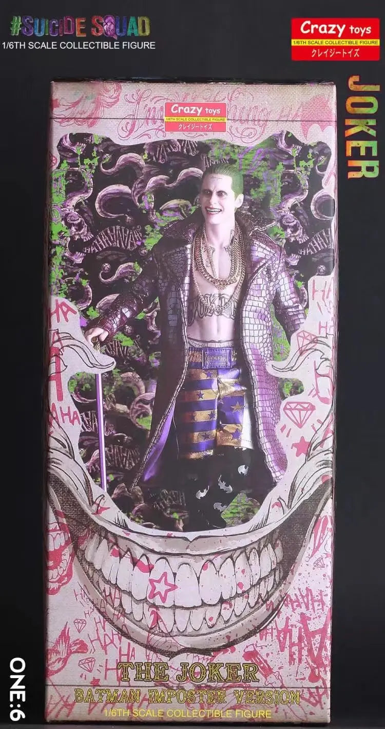 Crazy Toys 1:6  Joker with Moveable Joints Action Figure PVC Doll BJD Anime Collectible Model Toys