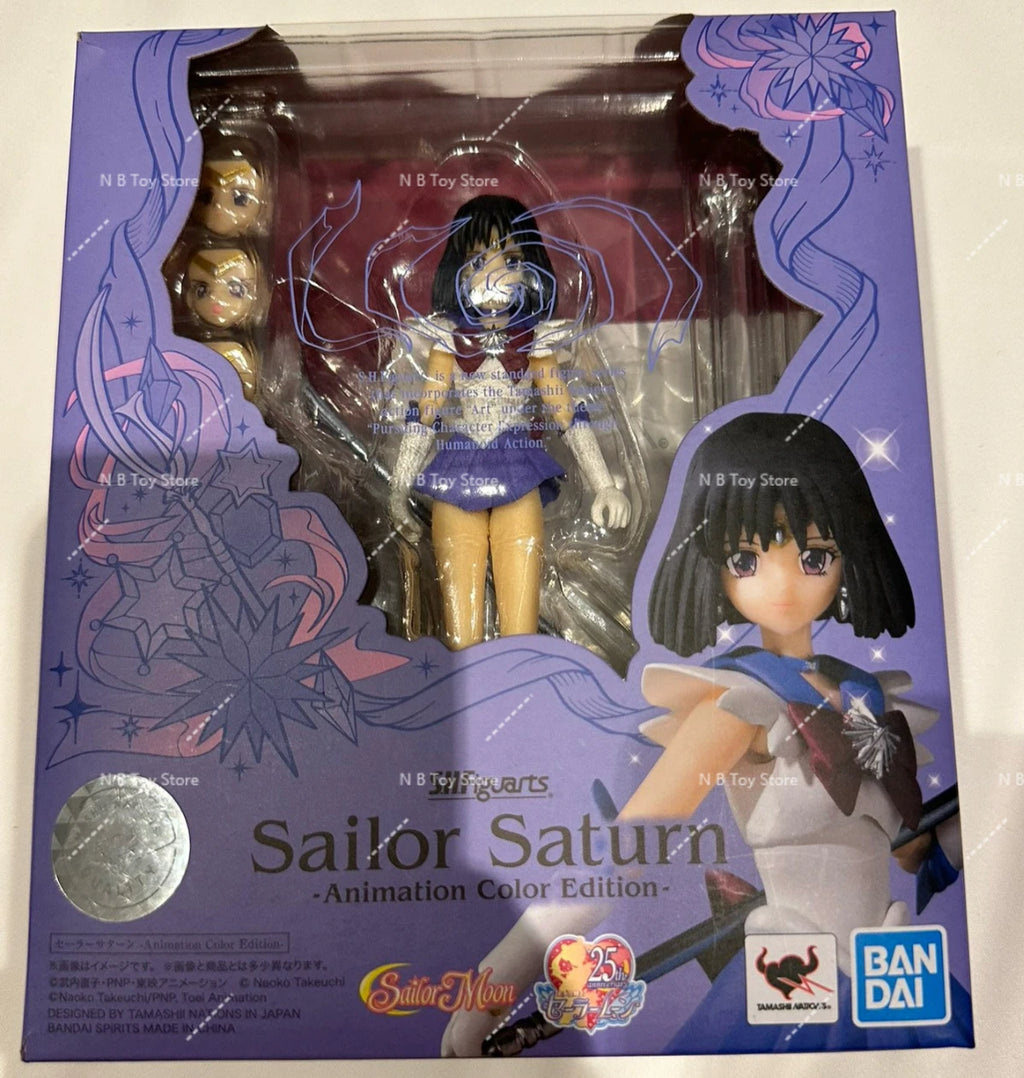 In Stock 100% Original Bandai Japanese Sailor Collar Dress Shf Figuarts Figure Sailor Star Healer Seiya Kou Anime Action Figure