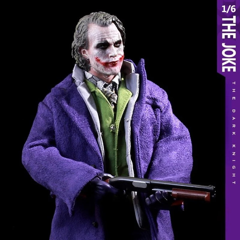 HC Hot Toys Real Clothes Joker Figure The Comedian Play Arts The Dark Knight 1/6 Articulated Joints Collectible Model Toy 30CM
