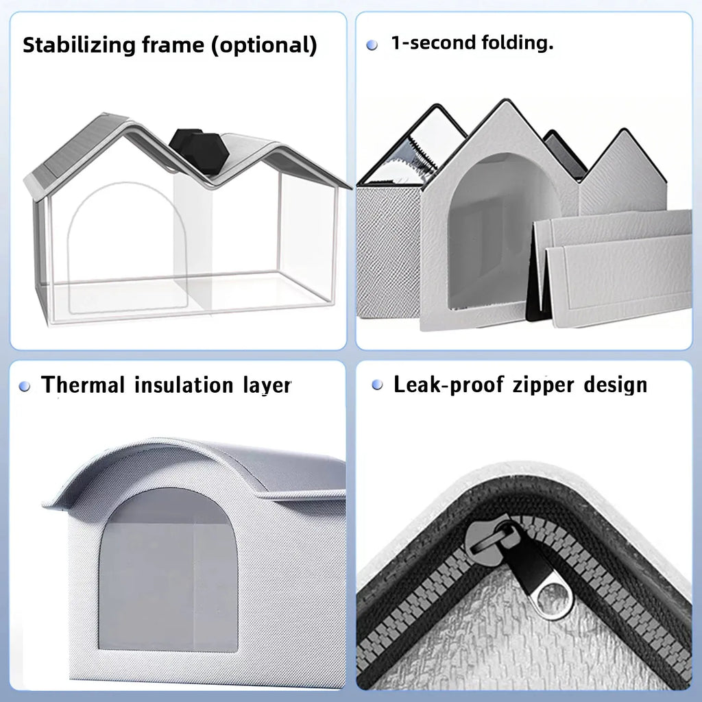 All Seasons Kleine Katze Hund Klimaanlage Haus Bett Sommer Kühlung Winter Warm Nest Hund Hund Vier Jahreszeiten Haustier Haus