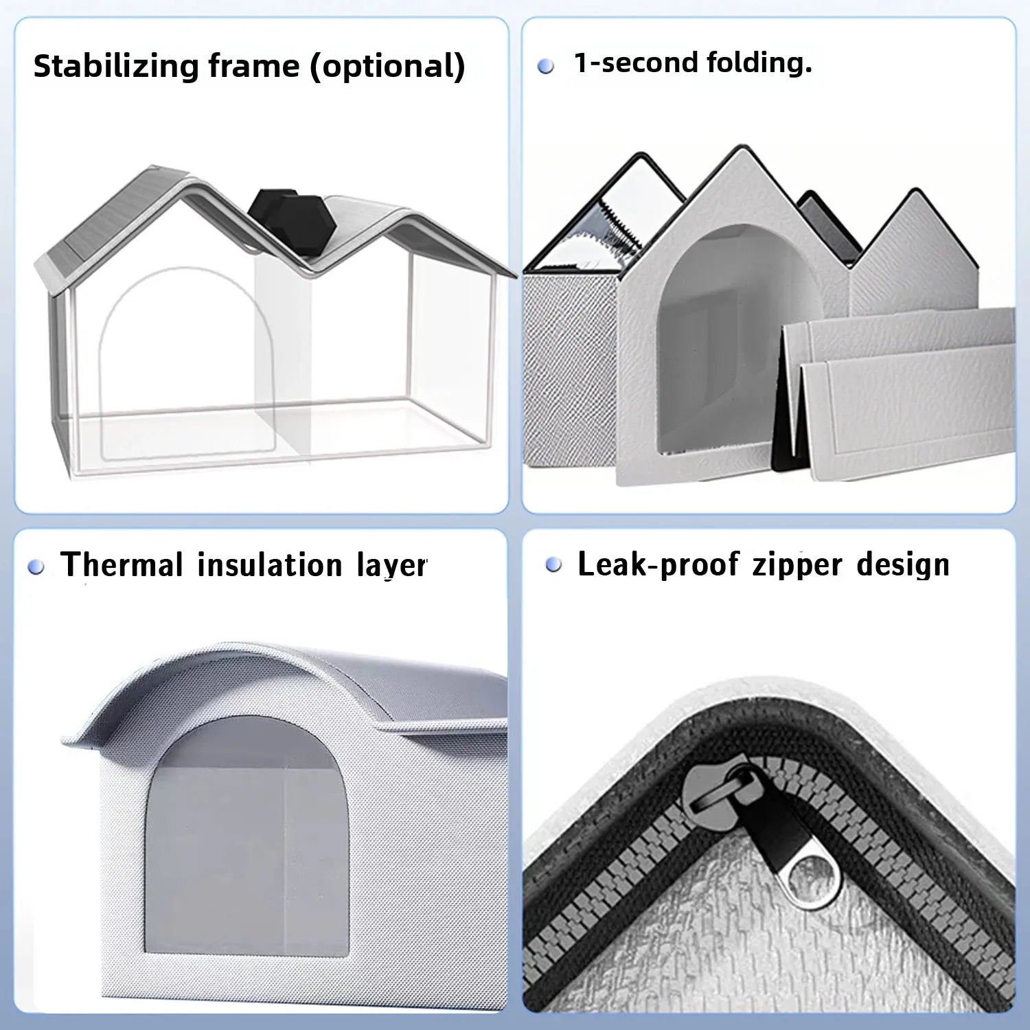 All Seasons Kleine Katze Hund Klimaanlage Haus Bett Sommer Kühlung Winter Warm Nest Hund Hund Vier Jahreszeiten Haustier Haus