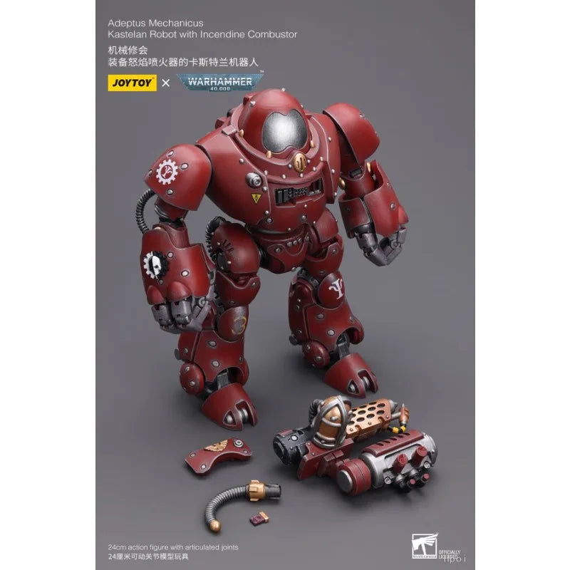 JOYTOY Original Warhammer 40000 Serie Der Castellan Roboter Ausgestattet mit EINEM Flammenwerfer im Mechanischen Werkstattmodell