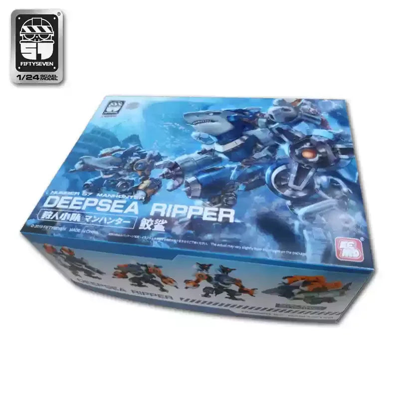 1/24 FIFTYSEVEN Number 57 Manhunter No.57 Puppet Squad Anime Action Figure Deepsea Ripper Shark Assembly Model Armor Custom Gift
