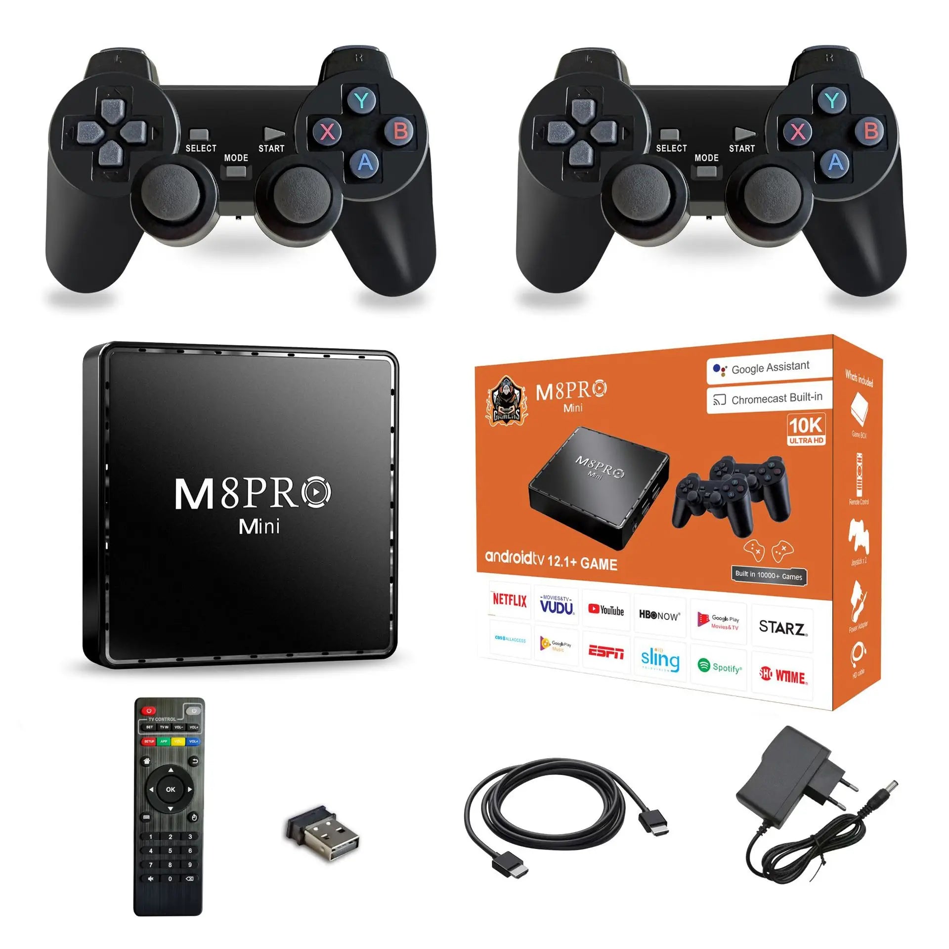 Retro Video Games MINI Wireless 2.4G HD Arcade N64 Family TV Mini Game Machine