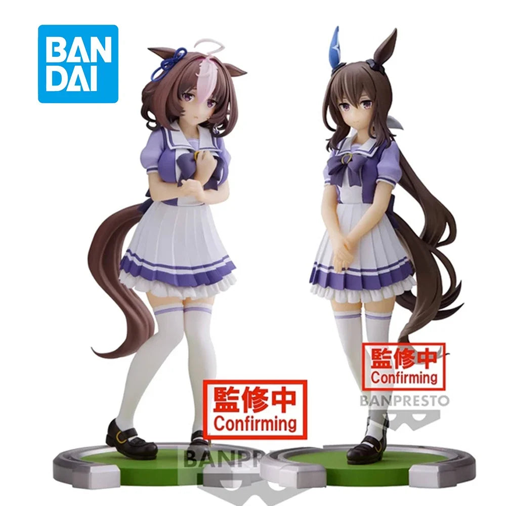 Original Bandai Uma Musume: Pretty Derby Meisho Doto Admire Vega Anime Action Sammelfigur Modell Spielzeug Weihnachtsgeschenke 17cm