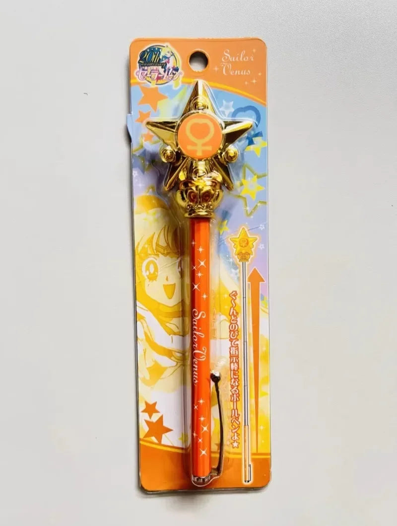 【IN SHELF】Sailor Moon 20th Anniversary Transformation Pen Anime Action Figures Model Kids Toy