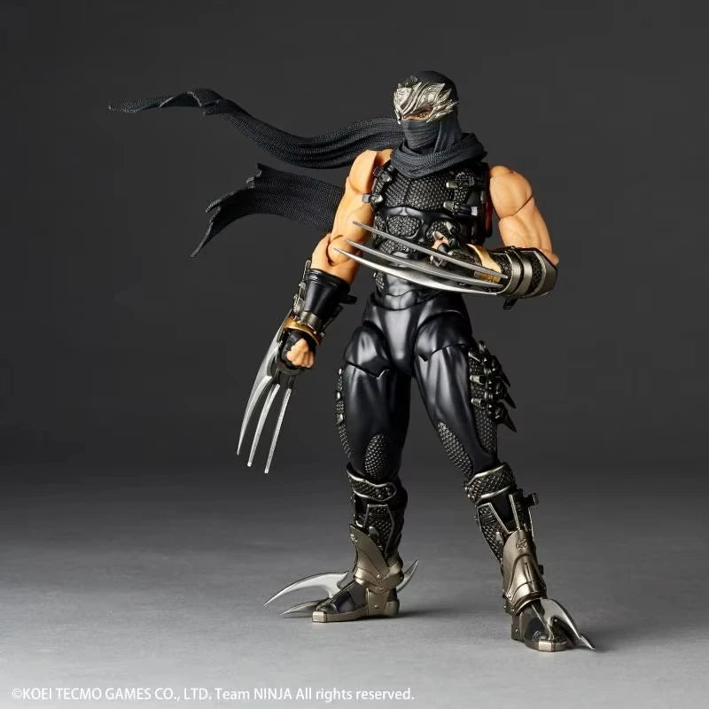 KAIYODO Ninja Gaiden Amazing Yamaguchi Revoltech NR052 Ryu Hayabusa Ko 6 Inch Action Figure Custom Model Replica Statue Toy Gift