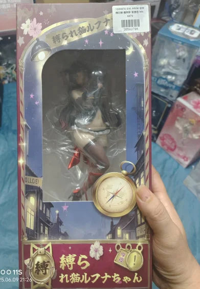 Neu auf Lager Siki Anim The Bound Cat Luvna Anime Actionfigur Modell 24,9 cm Desktop Sammlerstück Handgefertigt Spielsachen &amp; Hobbys