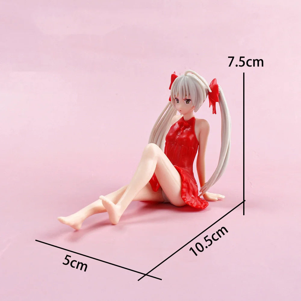 Anime 19cm Yosuga No Sora Kasugano Sora Lying Ver. Girls Pvc Action Figure Model Car Decoration Toys Gifts