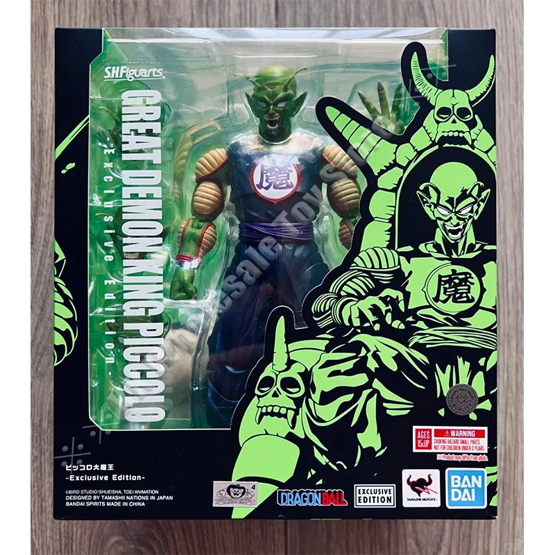 Original Bandai Daimao Figure Dragon Ball S.H.Figuarts 2025 SDCC Great Demon King Piccolo Exclusive Edition Anime Action Figure