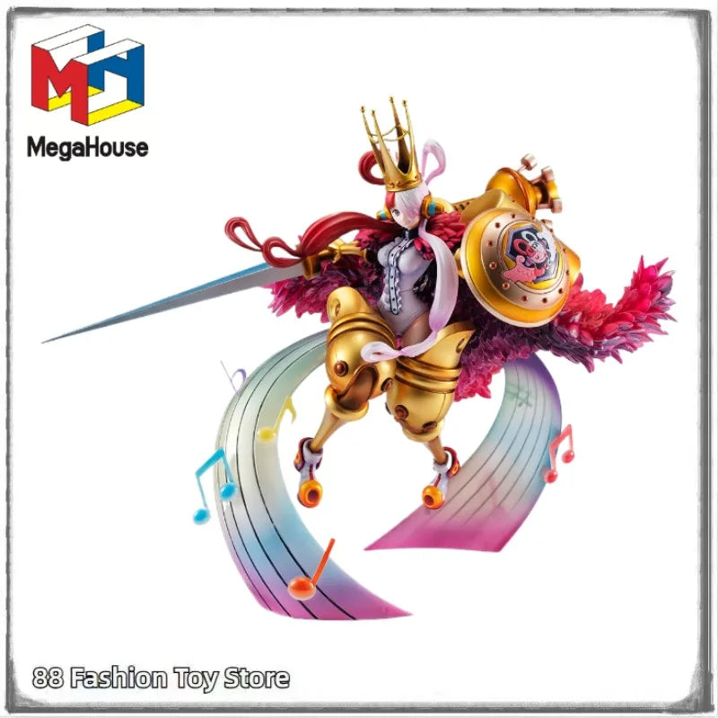 In Stock Original ONE PIECE MegaHouse Portrait of Pirates Maximum UTA Anime Figure Toy Gift Ornament