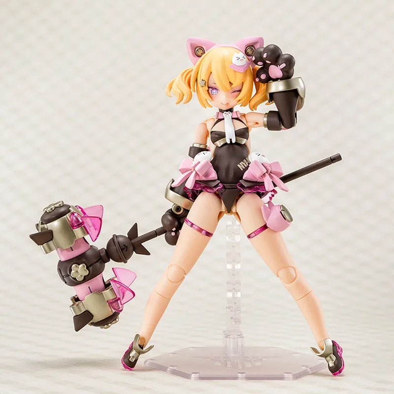 In Stock KOTOBUKIYA Original BOX MEGAMI DEVICE 26.1 PUNI MOFU KURO MAO Action Figure Model Toy Gift for Kid Foam Box Packaging