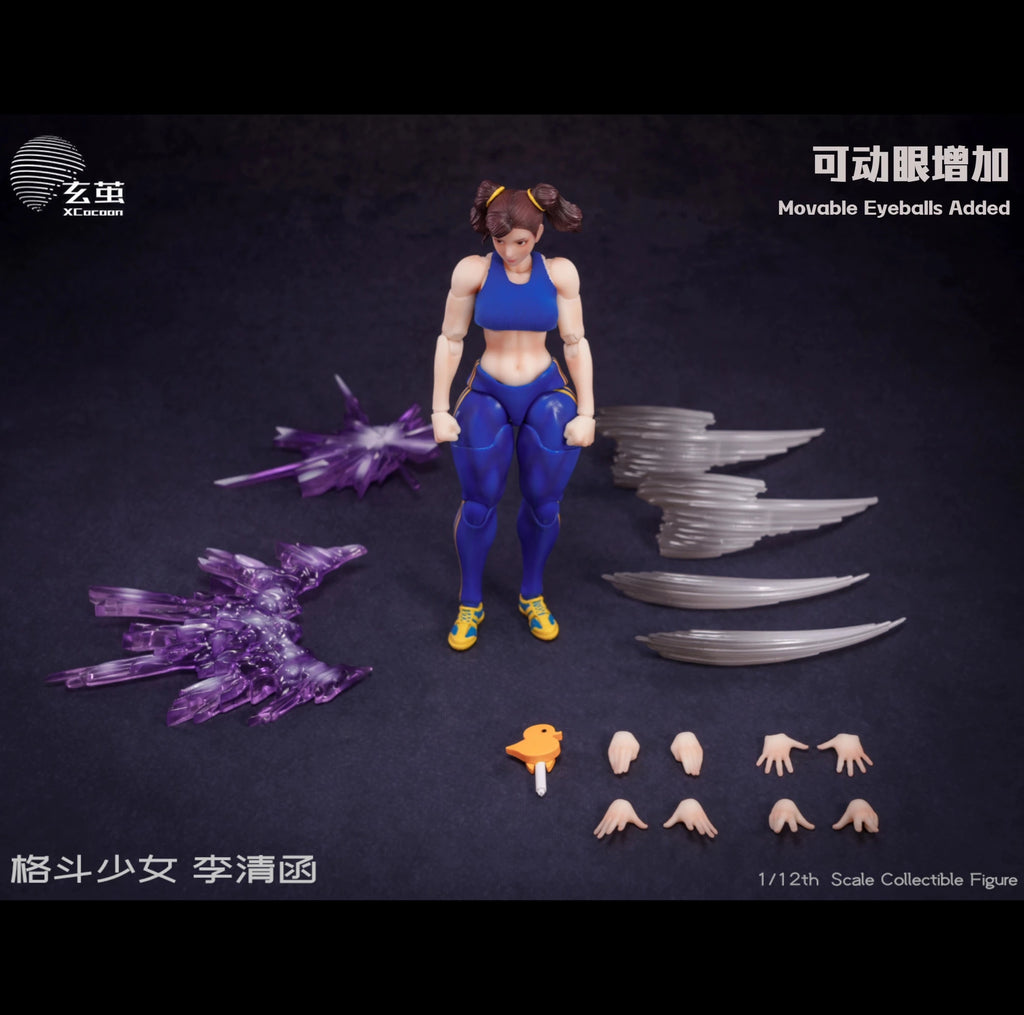 1/12 Scale Fighting Combat Girl Li Qinghan 6inch Full Set Action Figure Female Soldier Doll In Stock PJ01 With Accessory Kit